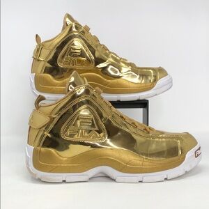 FILA Grant Hill 2 Metallic Gold 1BM017600-700  Men’s Basketball Sneakers-Size 13